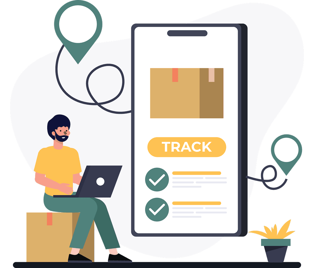 Order Tracking Illustration