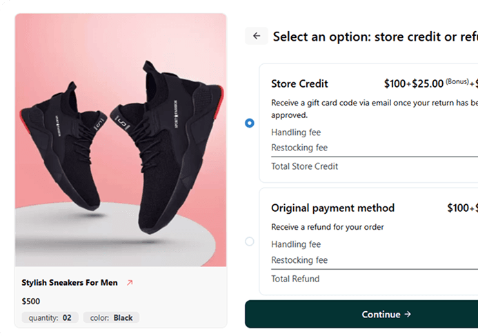 Choose a Credit Method
